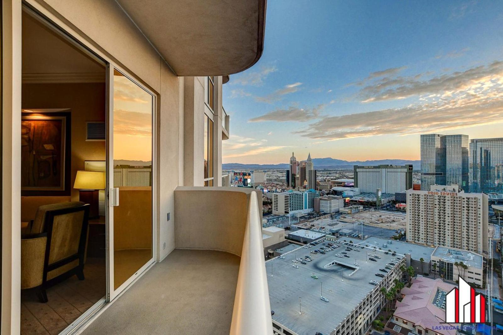 Mgm Signature-30-705 F1 Track & Strip View Balcony Las Vegas Exteriér fotografie