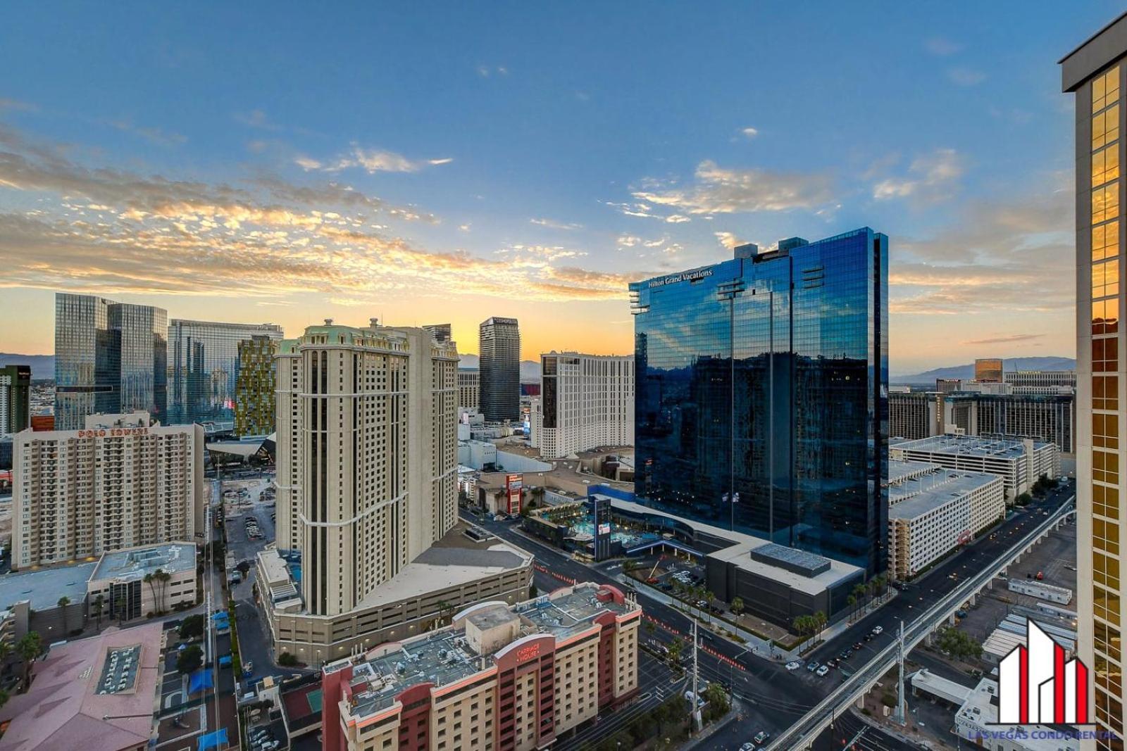 Mgm Signature-30-705 F1 Track & Strip View Balcony Las Vegas Exteriér fotografie