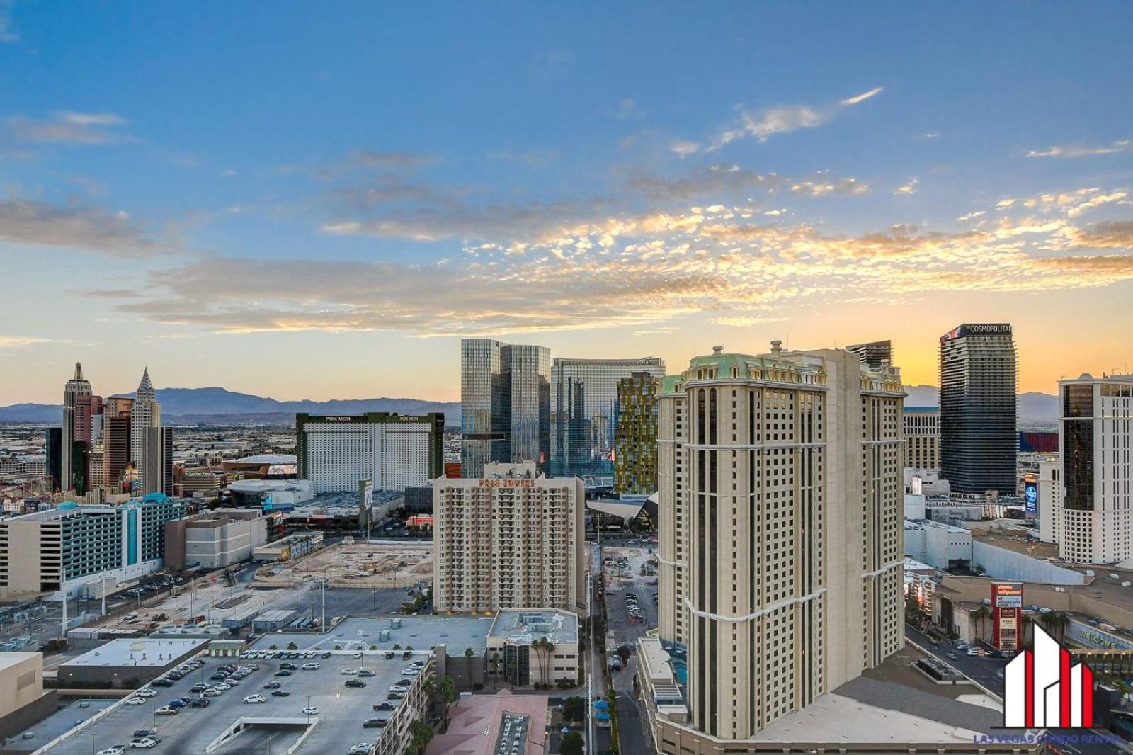 Mgm Signature-30-705 F1 Track & Strip View Balcony Las Vegas Exteriér fotografie