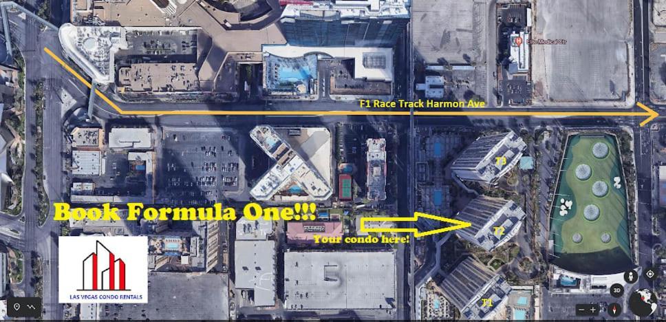 Mgm Signature-30-705 F1 Track & Strip View Balcony Las Vegas Exteriér fotografie